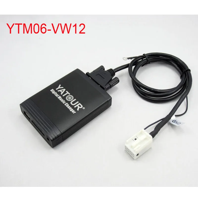 Yatour Car Digital CD Music Changer USB MP3 AUX adapter for VW Polo 2005-2011 Golf mk3 Passat b4 b6 T5 2003-2011 SD MP3 Player