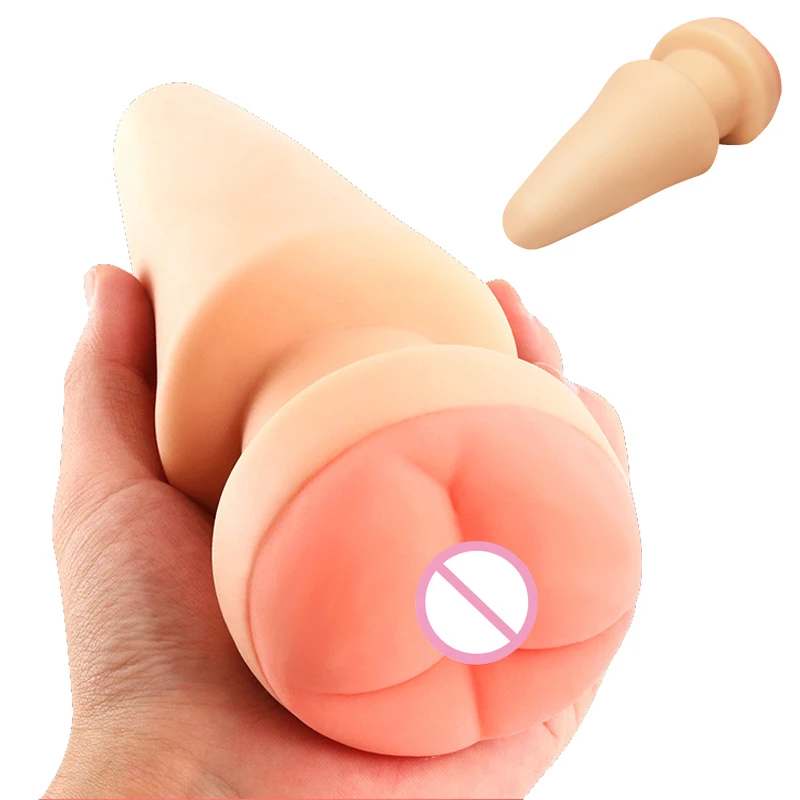 

Anal Toys Dildo Realistic Vagina Pussy with Huge Butt Plug Men Toys Masturbator Artificial Vagina Masturbation Cup Anal Sex Toys