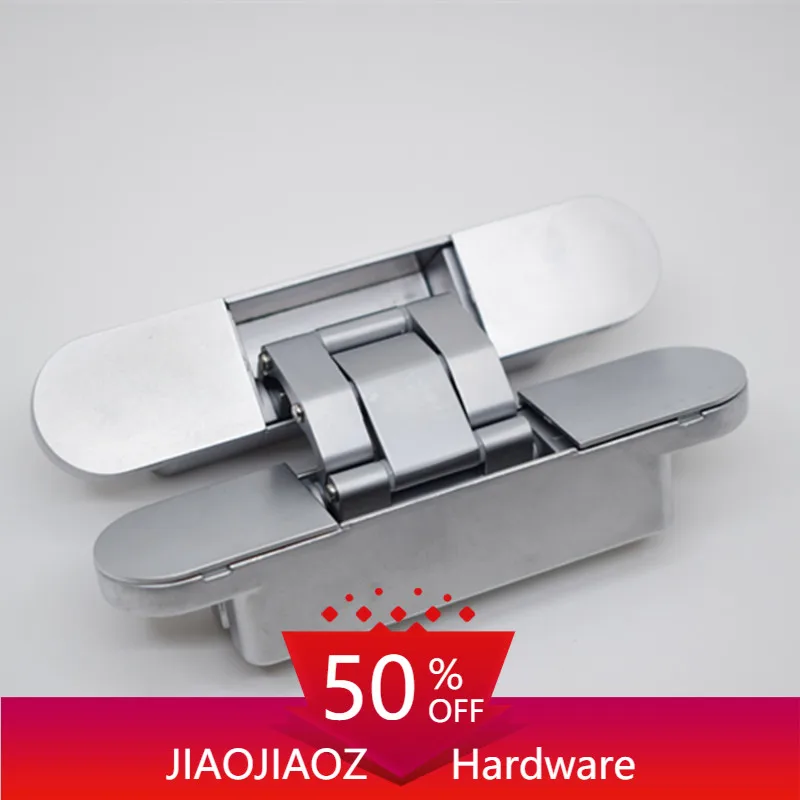 

high class zinc alloy hidden three dimensional adjustable door hinge concealed installation flush dorrs hinge