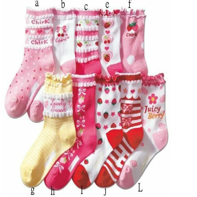 Spring Summer High Quality Cotton Cute Princess Children Socks Fashionable Lovely Style Girls Baby Sock 10pair/lot