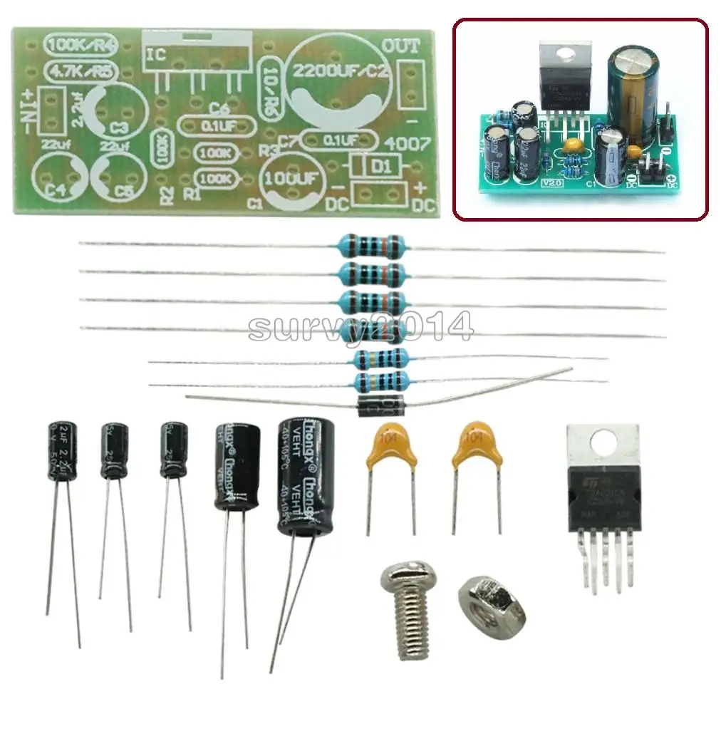 TDA2030A Module Electronic Audio Power Amplifier Board Module Mono 18W DC 9-24V DIY Kit