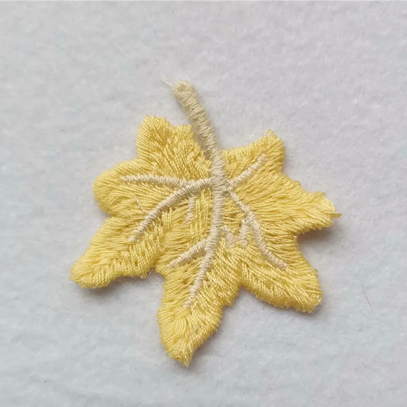 30 Stück/Set, 5 x 4 cm, bestickte Blatt-Applikationen zum Aufnähen, für DIY-Kleidung, Hüte, Nähzubehör, Haarspangen, Stoffdekoration, Aufnäher. – Detail 10