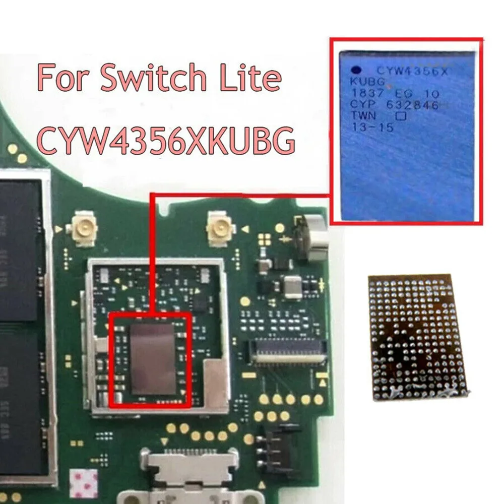 Oryginalna zdemontowana konsola Wlan WIFI czip BGA IC Bluetooth dla Nintendo Switch NS Lite wymień akcesoria do układów scalonych Bluetooth