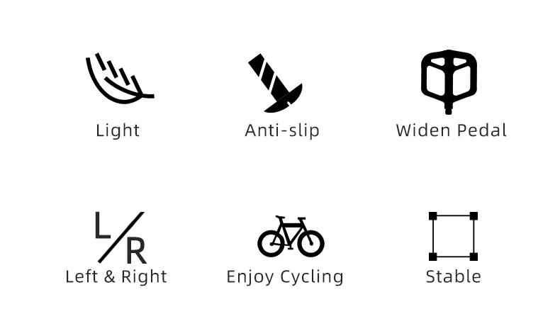ROCKBROS Ultraleicht Dichtung Lager Fahrrad Pedale Radfahren Nylon Road bmx Mtb Pedale Flache Plattform Fahrrad Teile Zubehör – Detail 2