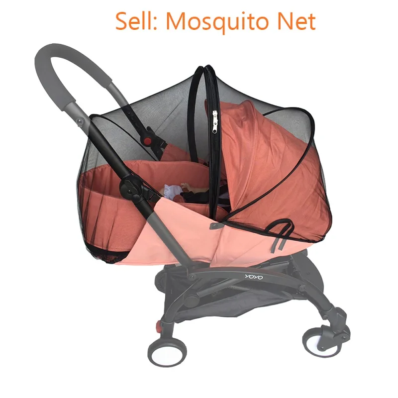 Baby Stroller Sleeping Basket Accessories Mosquito Net With Sunshade for Babyzen Yoyo Newborn Nest