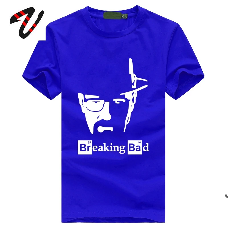 Chemical Breaking Bad Men's T-Shirts Walter White One Who Knocks Heisenberg Tshirts Homme Hipster Tees Oversized Clothing Shirt