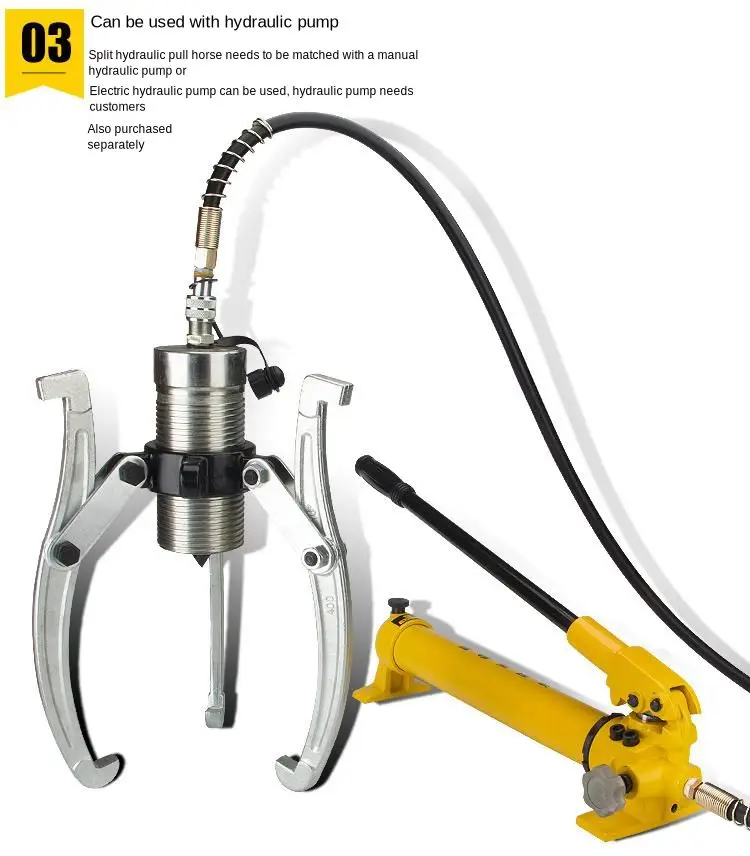 Imagem -05 - Chegada Nova Extrator Hidráulico 30t Prático Ferramentas Hidráulicas Fyl30t Dividir Extrator Mais Cp700 Bomba Manual Venda Quente de Alta Qualidade