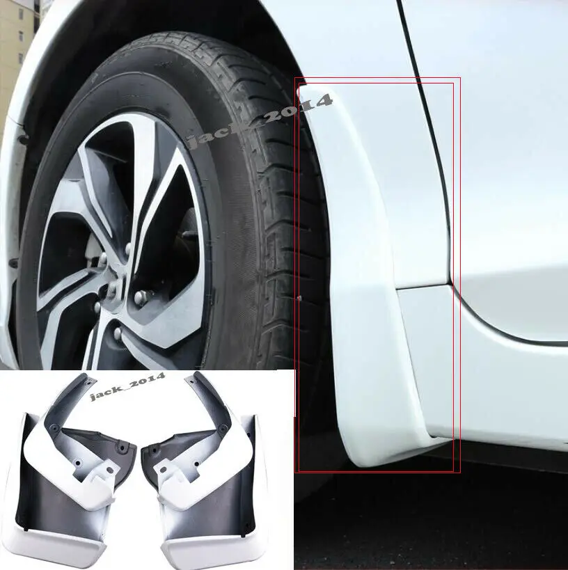 

ABS Guard Fenders Decorative Frame Trim 4pcs Fit for Honda Accord 9th 2016-2017