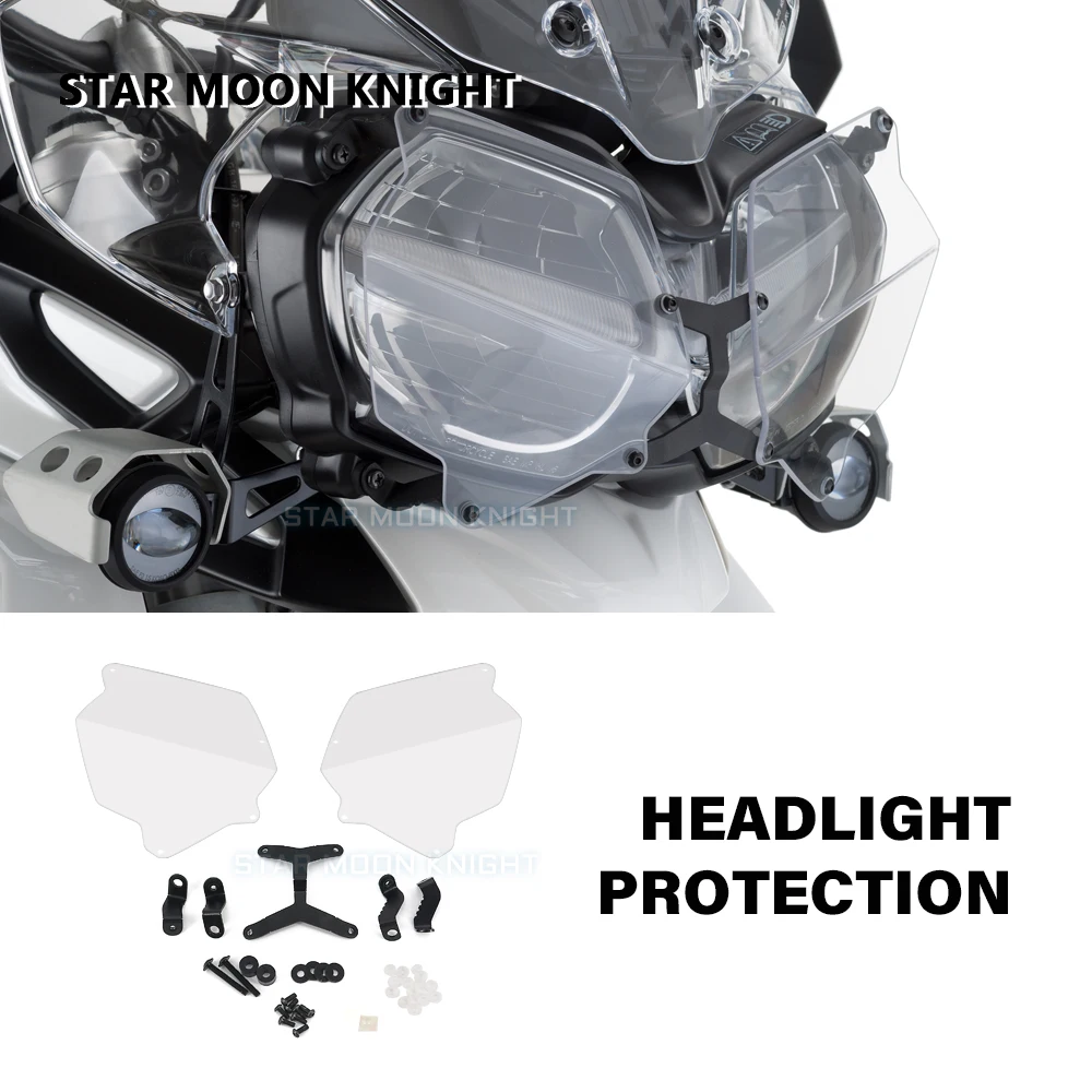 

NEW Motorcycle Accessories Acrylic Headlight Protector Light Cover Protective Guard Fit For Tiger 800 1200 XCX XRX Explorer 1215