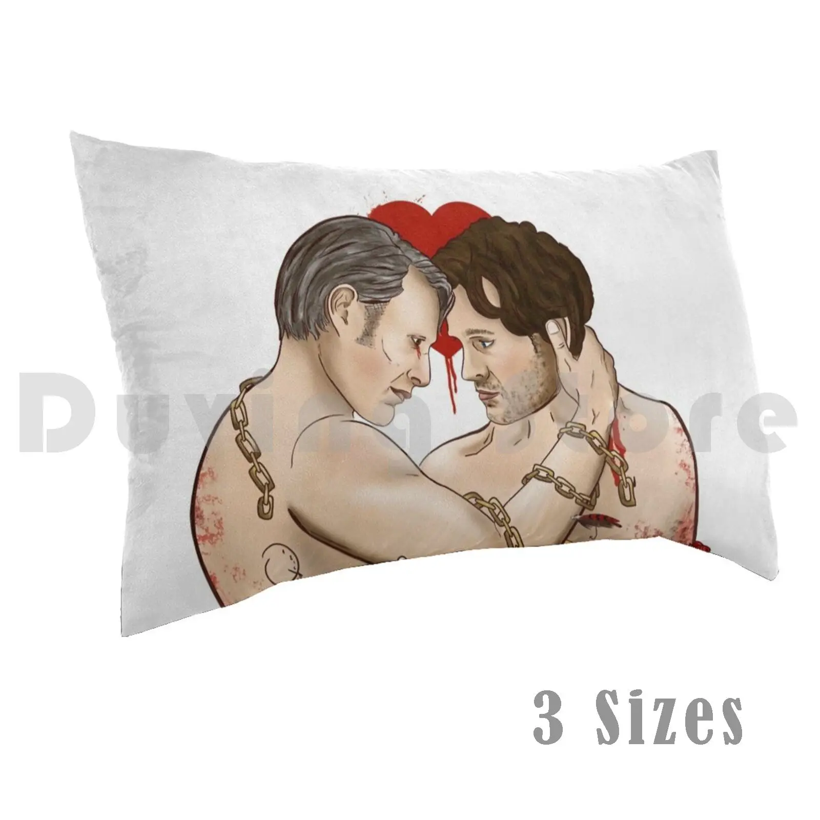 

We Are Conjoined Pillow Case Printed 50x75 Hannibal Hannigram Lecter Murder Husbands Mads Mikkelsen Hugh Dancy