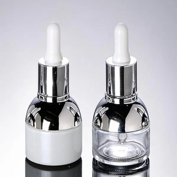 30ml transparent Glass Dropper Bottles Empty Essential Oils Perfume Bottle Women Cosmetic Container Small Packaging