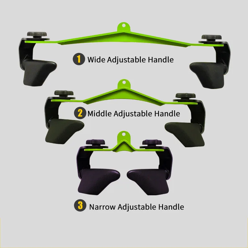 Accesorios versátiles para tirar hacia abajo con barra y cable de polea: equipo de ejercicios para gimnasio en casa para remo, bíceps, tríceps y músculos de la espalda