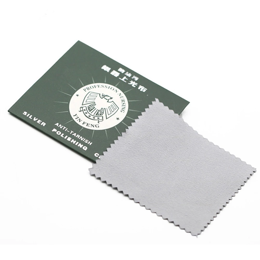 10pcs Jewelry Cleaning Cloth Silver Polishing Cloth Soft Polishing Cloth For Maintenance Of Silver Gold Jjewelry Tools Wholesale