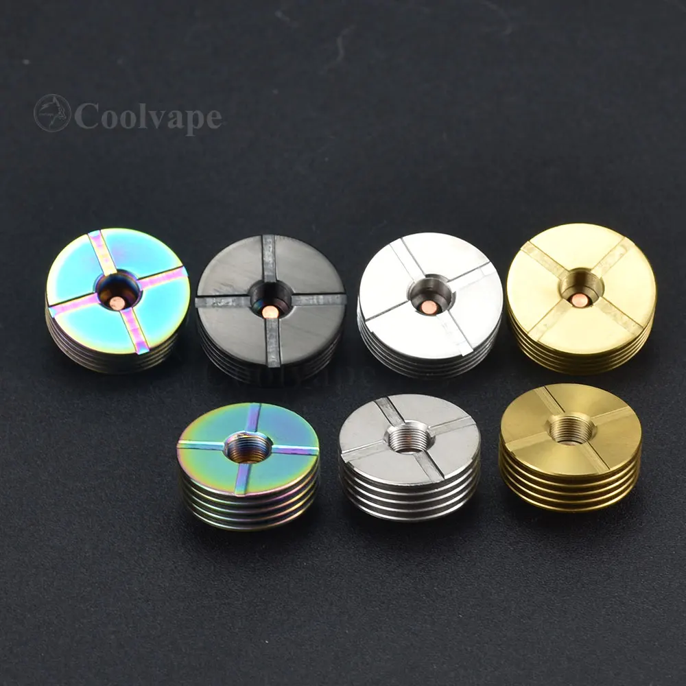 Metalen 510 Draad Adapter Koellichaam Metalen 22Mm/24Mm/25Mm E-Sigaret Accessoires Voor 510 Draad Rda Rta Rdta Vape Verstuiver