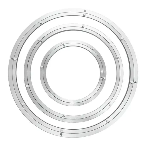 Herrajes giratorios para mesa, organizador Lazy Susan giratorio de aleación de aluminio de 14-100CM de diámetro