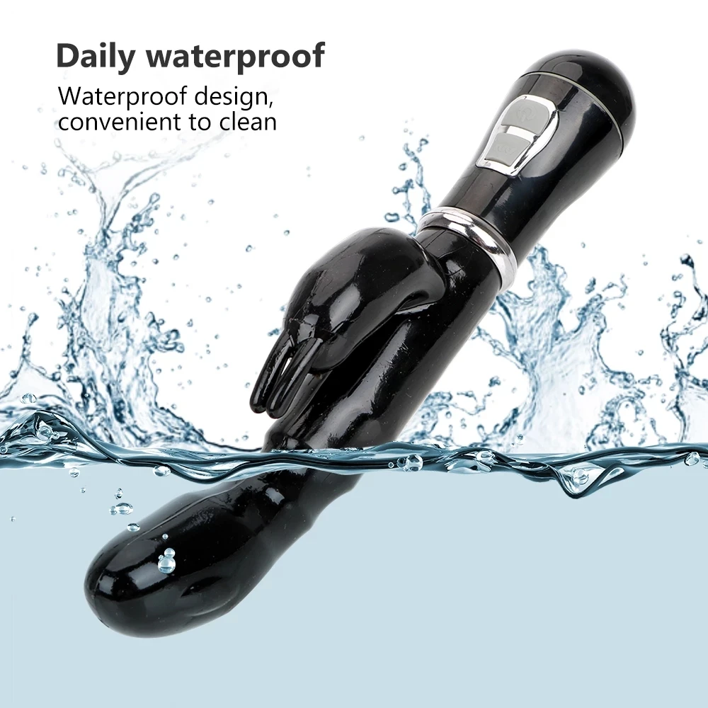 เครื่องสั่นดิลโด้สำหรับผู้ใหญ่เครื่องสั่นเซ็กซ์ทอยแท่งคู่อุปกรณ์ช่วยตัวเองของกระต่ายผลิตภัณฑ์ทางเพศสำหรับผู้หญิง