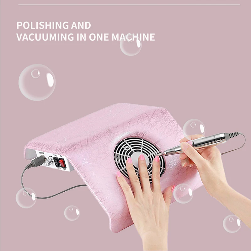 Nagelstofafscheider Machine Nagelmanicure Vijlen Acryl UV Gel Tip Elektrische nagelboor Stofafscheider