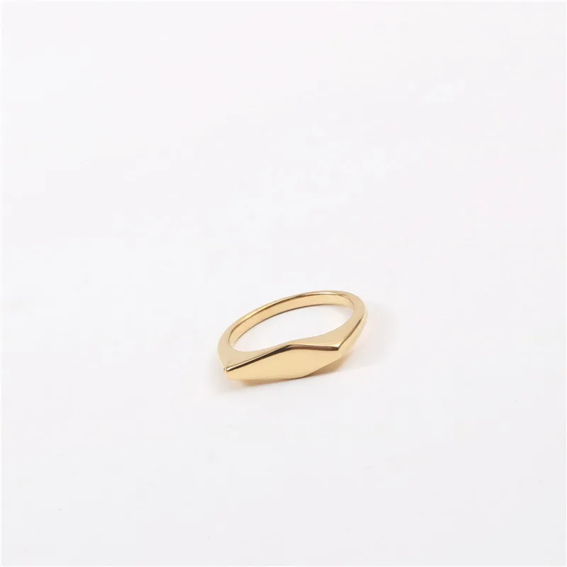 SOMMAR Hot selling Gold color size 6 7 8 Lady Knuckle Rings Irregular shape ring men Factory Wholesale