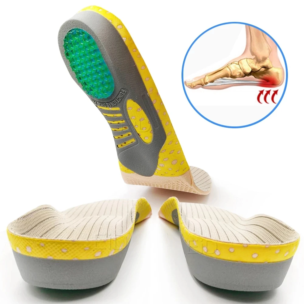 EiD Insole for Flat Feet Orthopedic Shoes Sole Insoles Arch Support Orthopedic Shoe Pad O/X Leg Correction Foot Care Men Women