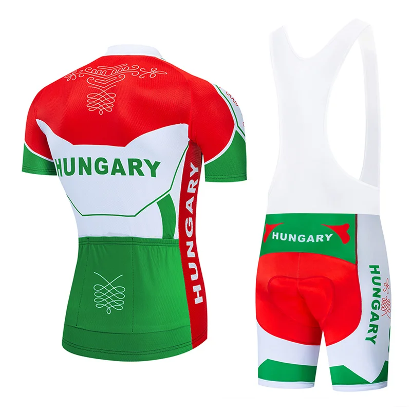 Crossrider 2025 Team HUNGARY Cycling Jersey MTB Bicycle Clothing Bike Wear Clothes Men\'s Short GEL Bib Sets Maillot Culotte Suit