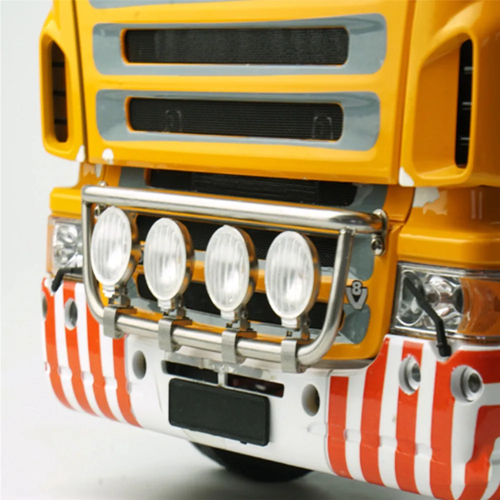 LED Headlight for 1/14 TAMIYA Scania RC Tractor Truck Model Dump RC Truck DIY Model Car Trailer S-1253-A S-1253-B Headlight Part