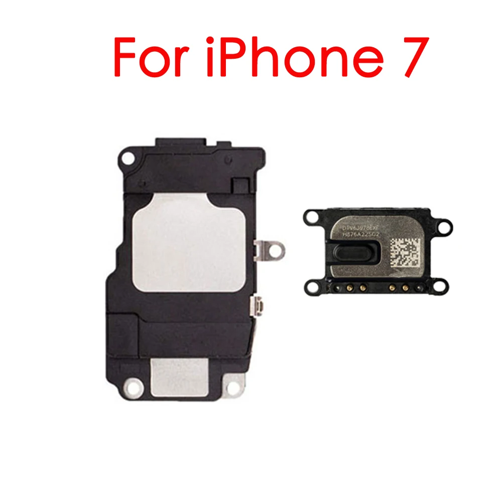 Front Top Earpiece Ear Piece Sound Speaker Replacement Parts And Bottom LoudSpeaker Buzzer For iPhone 7 7Plus 8G 8 Plus