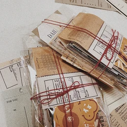 200 Pcs/Lot Vintage Note Decoration Stationery Stickers DIY Diary Planner Scrapbooking Label Journal A6 PVC Envelope Storage Bag