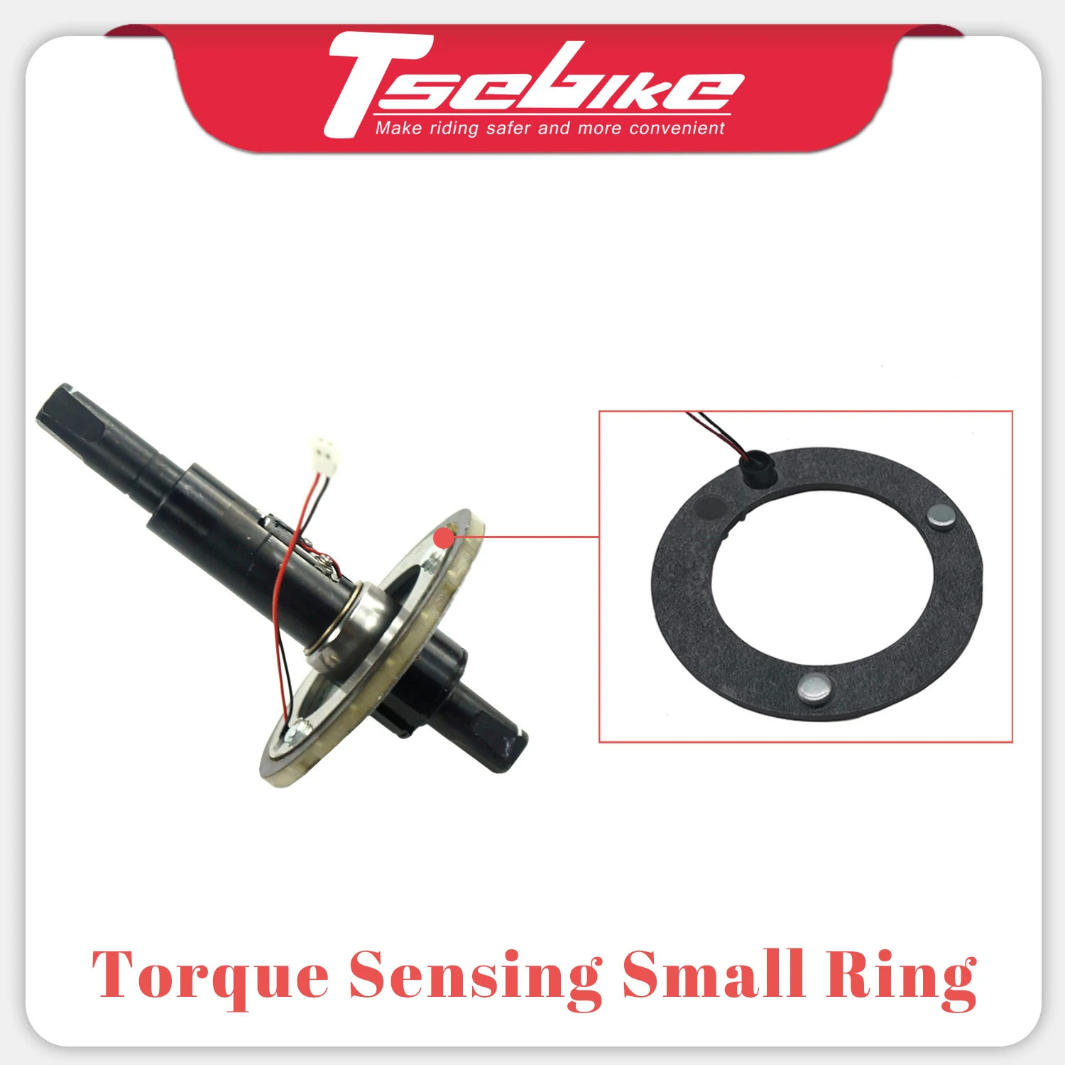 For Tongsheng Tsdz2 TSDZ2B Mid Drive Torque Electric Bicycle Torque Sensing Small Ring