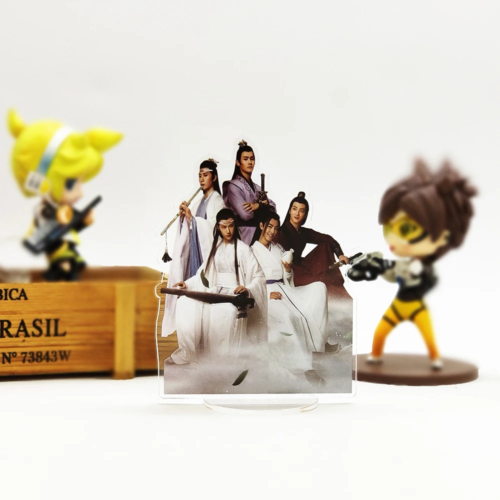 ポケモンアクションフィギュア,アクリルスタンド付きライブアクションフィギュア,Wuxian LAN,Wangji,JEN,プレートホルダー,ケーキデコレーション