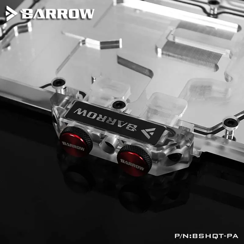 

Barrow PC water cooling GPU inlet outlet change-over direction terminal connector for GPU water block water cooler BSHQT-PA