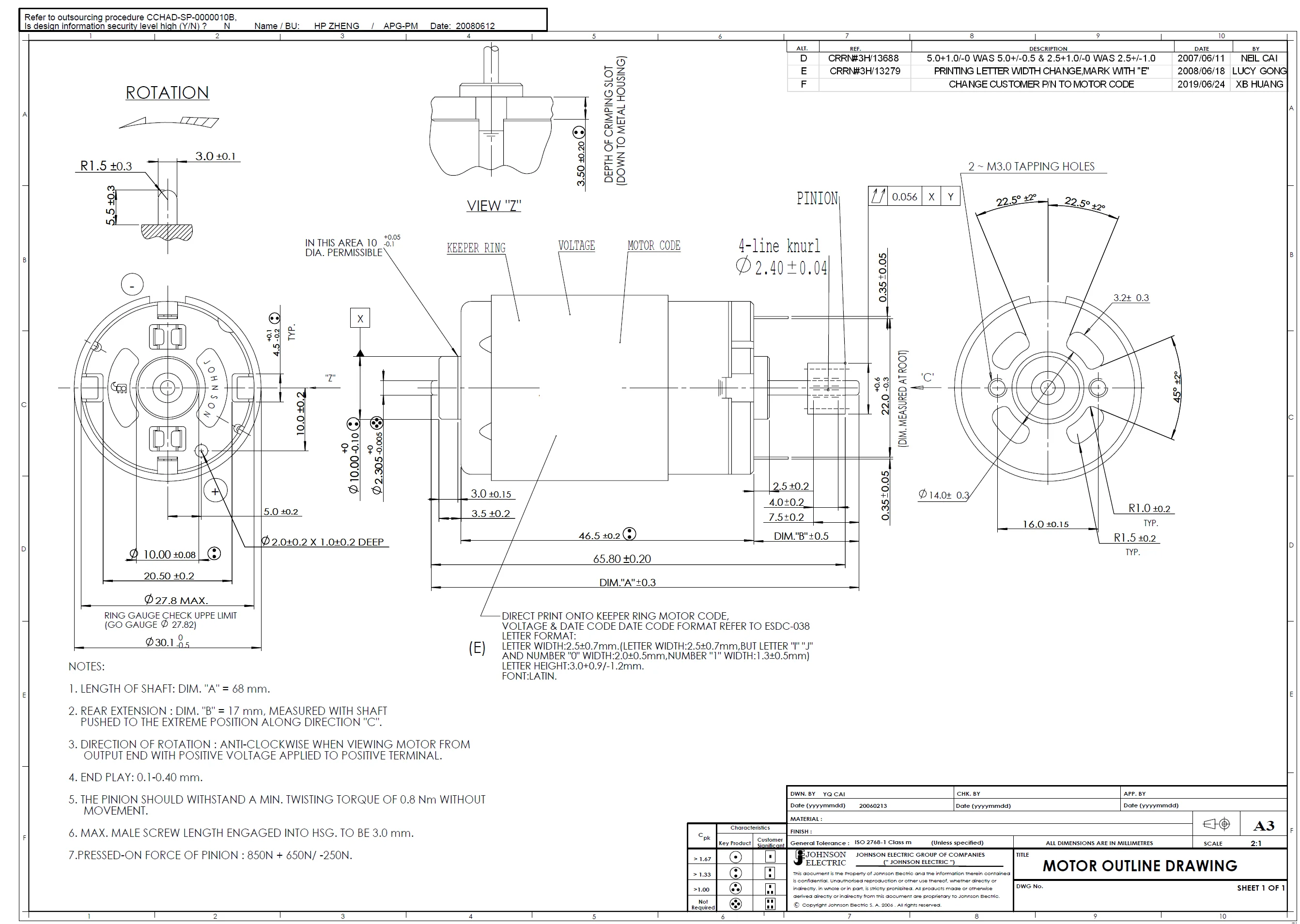 Bagger-Ersatzteile 12V Elektronischer Steuerungsdrosselmotor OEM 1030307 DC-Motor für BBA-Fahrzeuge – Detail 3