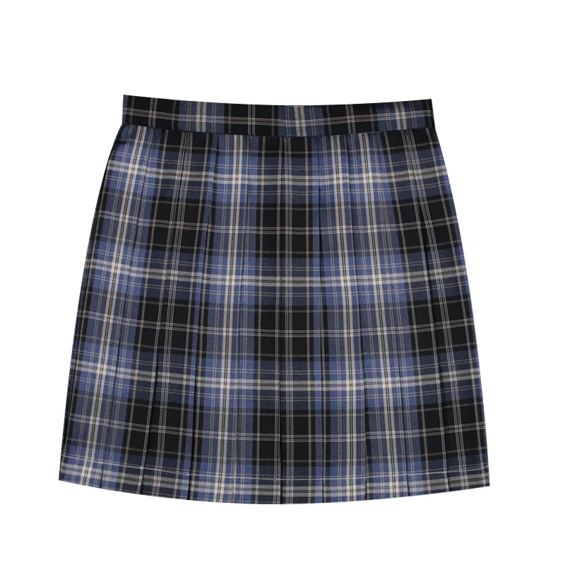 Günstige Plaid Röcke JK Schuluniform Japanischen Mädchen Hohe Taille Gefaltete Röcke Frauen Kleid Für Studenten Mädchen