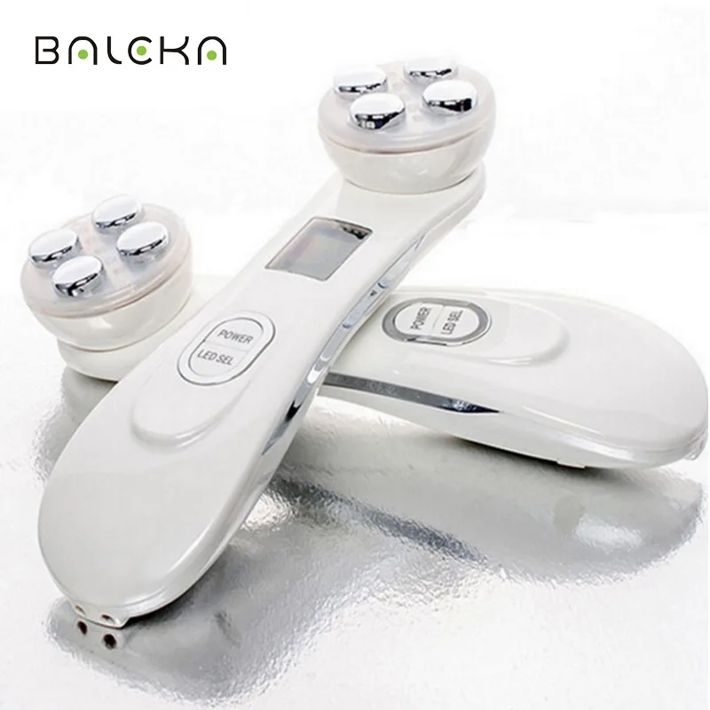 Free shipping Facial Beauty Massage Instrument Radio Frequency Device Micro-Current Color Light Quantum Sr Beautification Tool