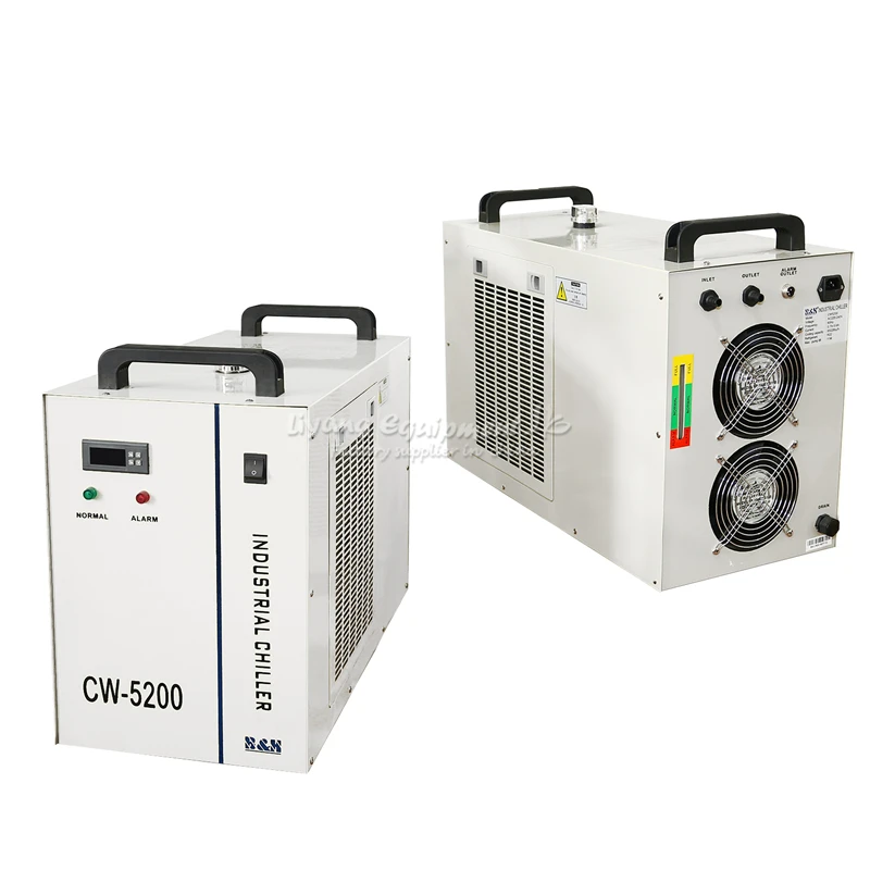 CO2 Laser Machine Water Chiller Cw3000 Cw5200 for 4040 6040 6090 1060 1290 for 50W 60W 100W 150W Laser Tube