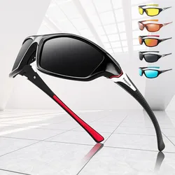 Luxury Polarized Sunglasses One Piece Fishing Classic Sun Glasses Men's Driving Shades Male sunglass Vintage Travel sunglass