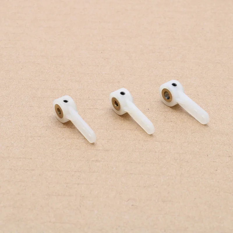 3 pièces bras de direction en Nylon, arbre à bascule trou intérieur 2.6/3.1/4.1MM gouvernail de train d'atterrissage pour bateau/avion RC, bricolage de modèle, accessoires