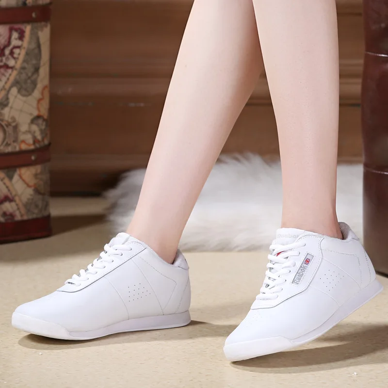 Professional Training Dance Shoes Women Sneaker Sport Dancing Shoes Leather Competitive Aerobics Shoes Child Fitness DIY Shoes