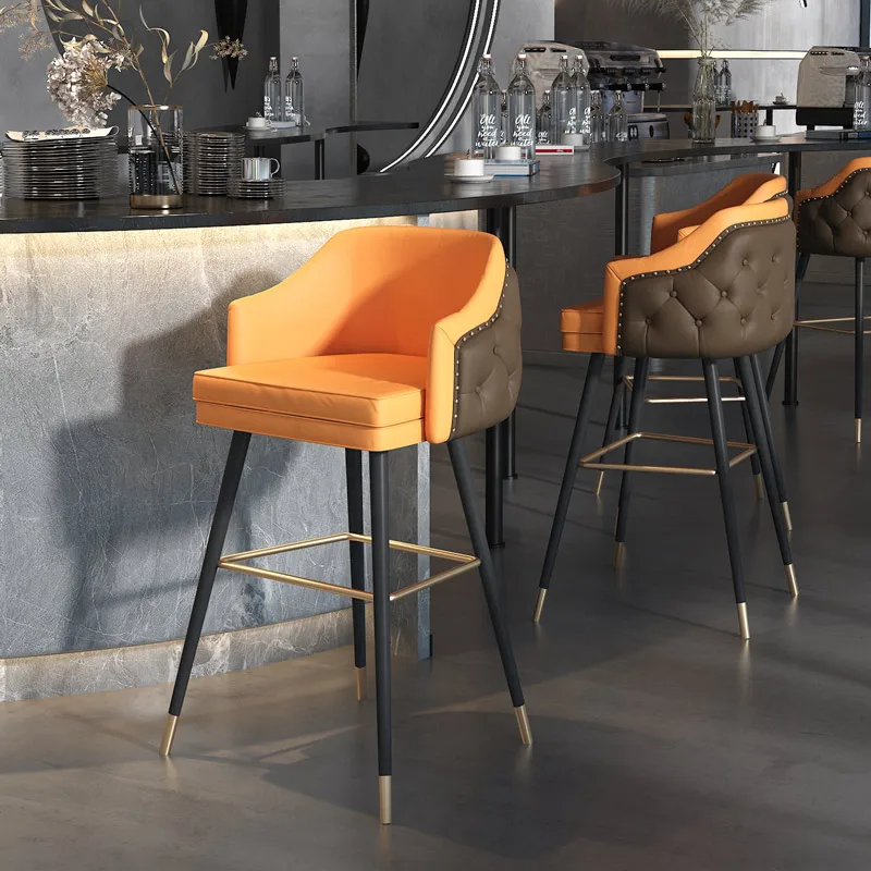 

Industrial Dining Chair Office Minimalist Luxury Dining Chairs Bar Stool Furniture With Backrest Cadeiras De Jantar Design Chair