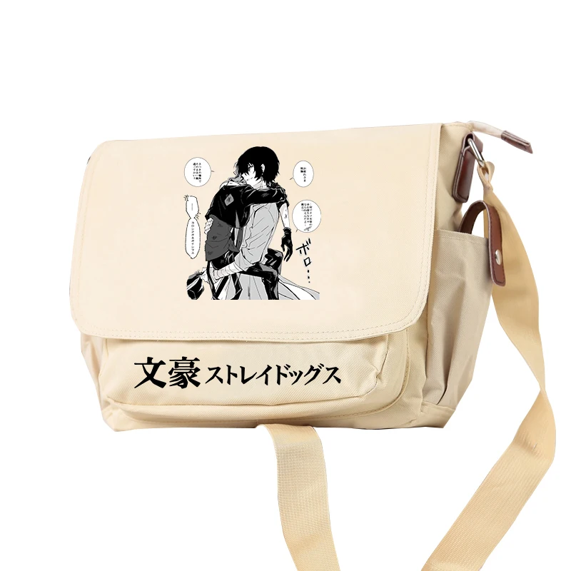 Bungo Stray Dogs Oxford School Bags Anime Travel Shoulder Bags Cartoon Students Bookbag Women Crossbody Bags Kawaii Handbags