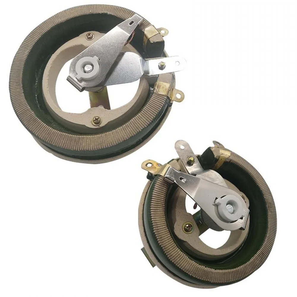 300W BC1 high Power rheostat rotary variable draht wound widerstand Disc form Einstellbaren widerstand Schiebe rheostat – Detail 7
