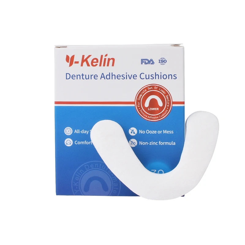 Y-Kelin Denture Adhesive Cushion (Lower) 120 Pads Pad