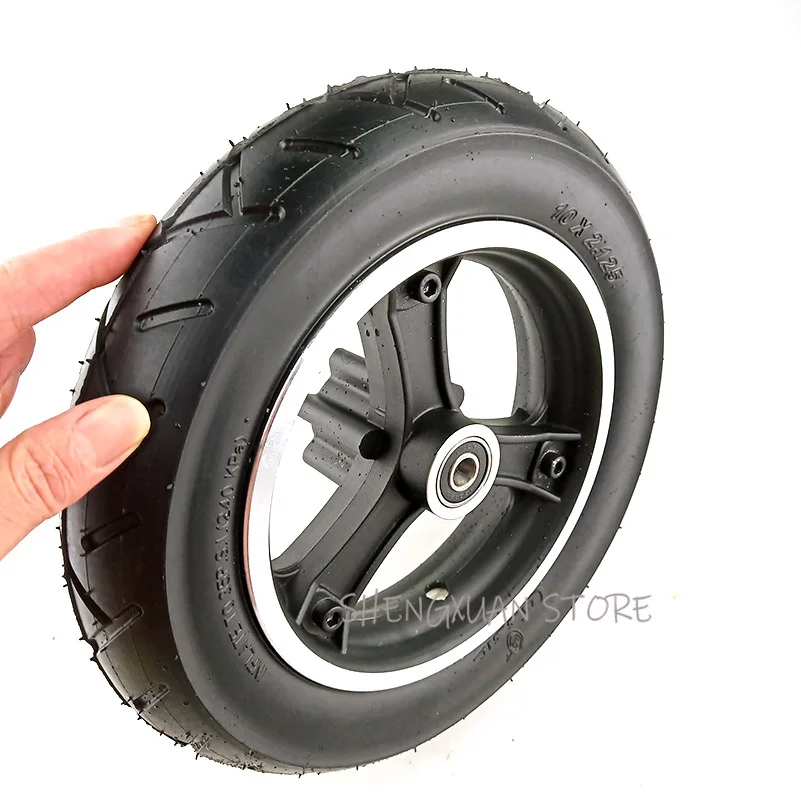 Free Shipping 10x2.125 Wheel Rim 10 Inch Scooter Wheel Hub Alumnium Alloy Wheel Frame for 10x2.125 Tire Electric Scoote