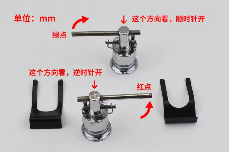 Triangle Lock Left Right Open Elevator Parts Lift Accessories