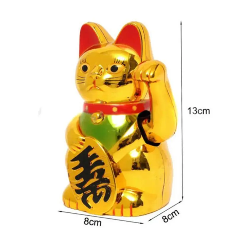 Sự Giàu Có Vẫy Tay Mèo Trung Quốc Mèo May Mắn Vàng Maneki Neko Dễ Thương Mèo May Mắn Điện Thủ Công Nghệ Thuật Nhà Hàng Khách Sạn Shop trang Trí
