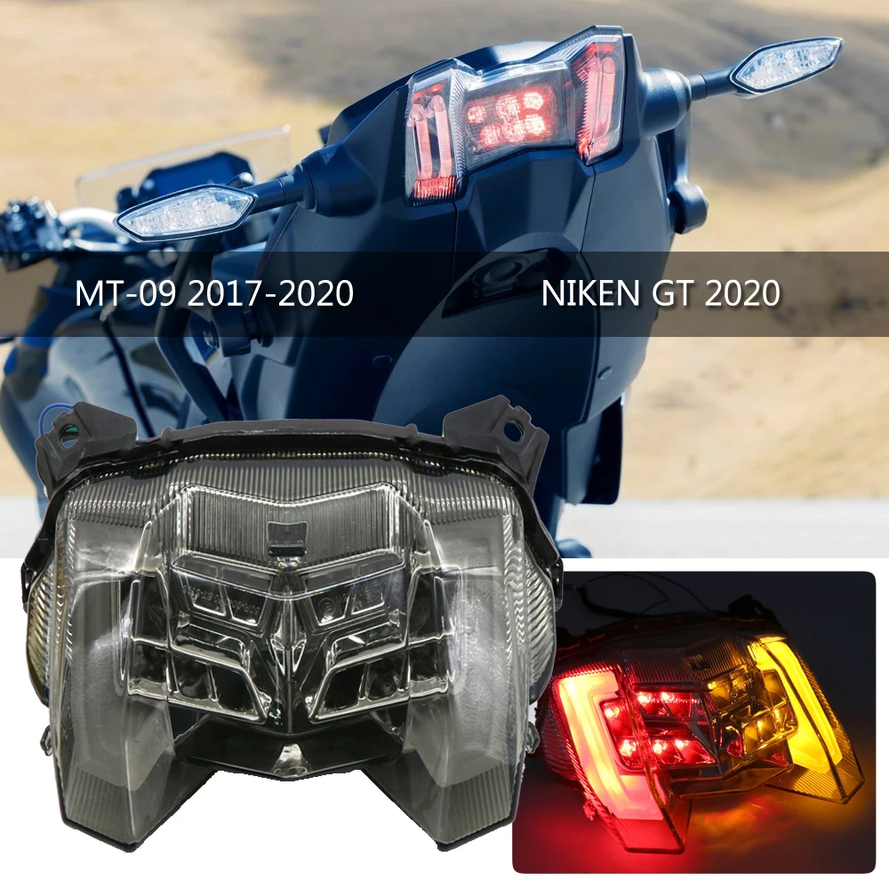 For NIKEN GT NIKENGT 2019-2020 Motorcycle LED Rear Turn Signal Tail Stop Light Lamps Integrated