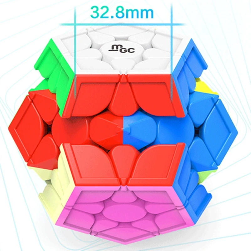 Yongjun-cubo mágico magnético mgamlys 5 m/3x3x5, quebra-cabeça rápido com velocidade, para crianças