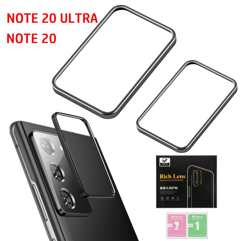 Dành Cho Samsung Galaxy Samsung Galaxy Note 20 20 Ultra 5G Lưng Bao Da Máy Ảnh Hợp Kim Nhôm Ống Kính Miếng Dán Bảo Vệ Màn Hình
