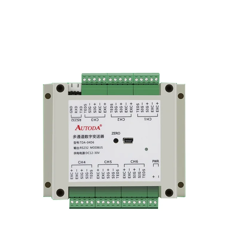 TDA-04D Independent Multi-channel Digital Transmitter RS485/232 Module Weight Amplification Transmitter