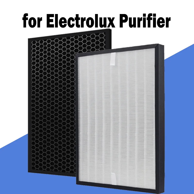 For Electrolux Air Purifier EAC203/EAC215/EAC103/EAC003 Replacement PM 2.5 Dust Collection Hepa Carbon Filter 330*278*25mm/10mm