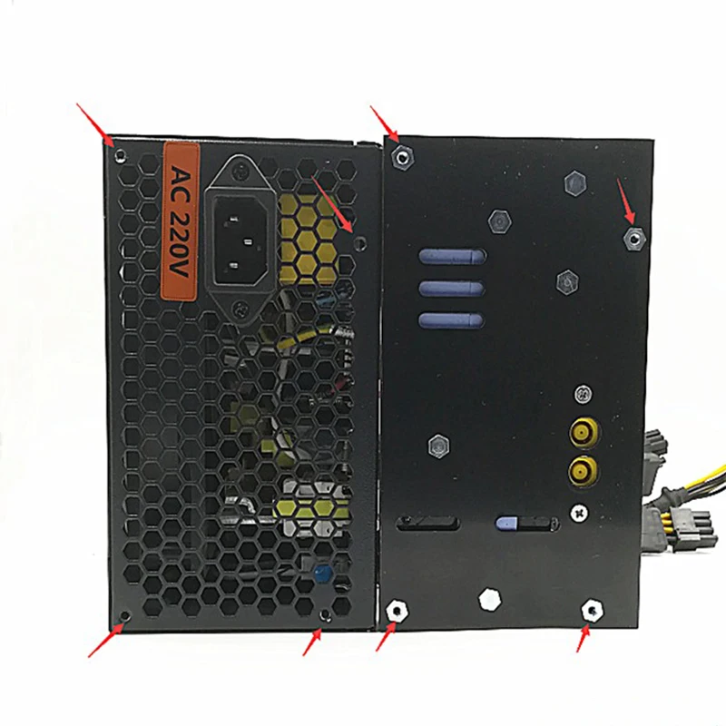 19V 500W High Power DC 19V Wide Voltage Power Supply Switch PSU Pico DC-ATX 500W Motherboard Power ATX Module Dual input